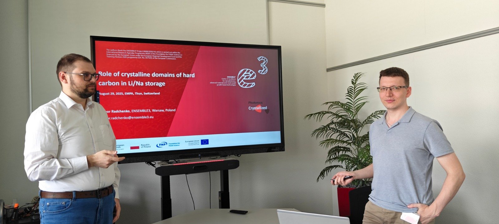 Research presentation in Empa